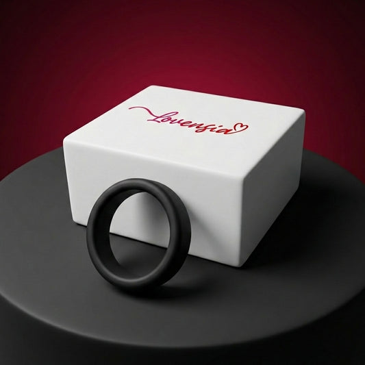 Cockring homme – anneau pénien épais en silicone, extensible