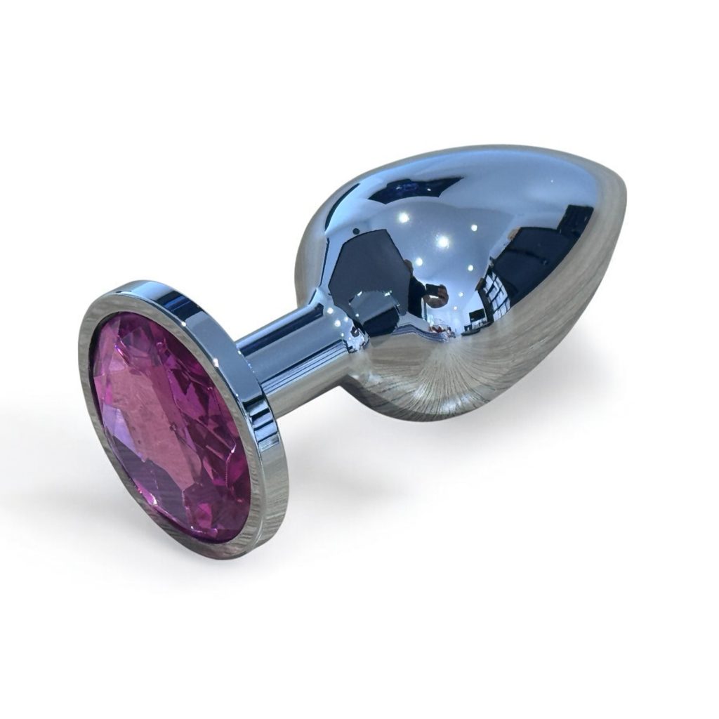 Plug anal en acier inoxydable taille L Lovensia