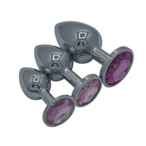 Kit plug anal en acier inoxydable taille S M L Lovensia